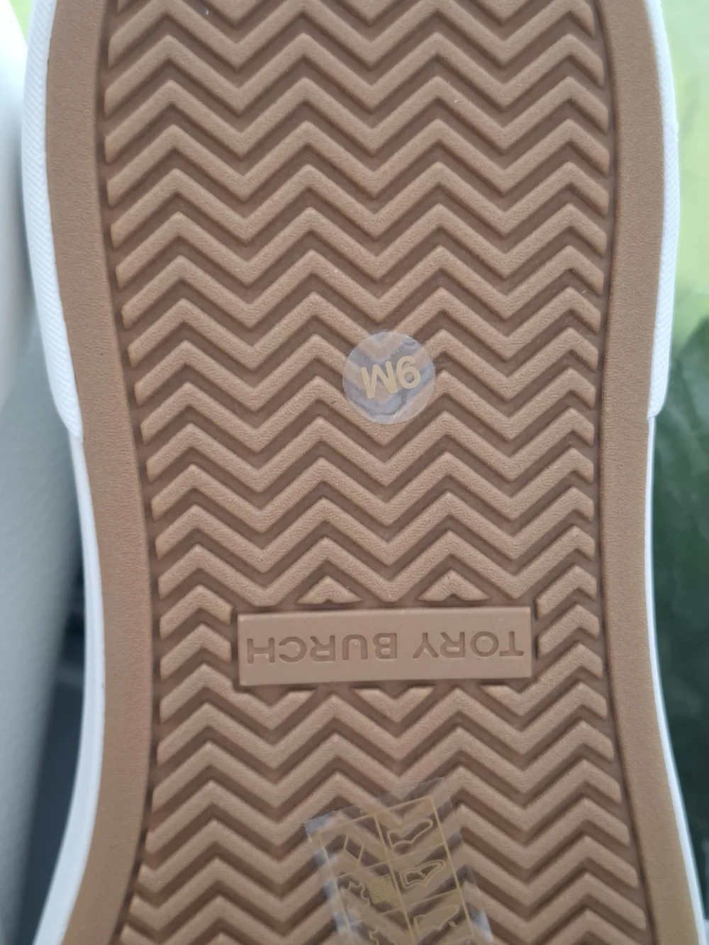 Tory Burch white leather